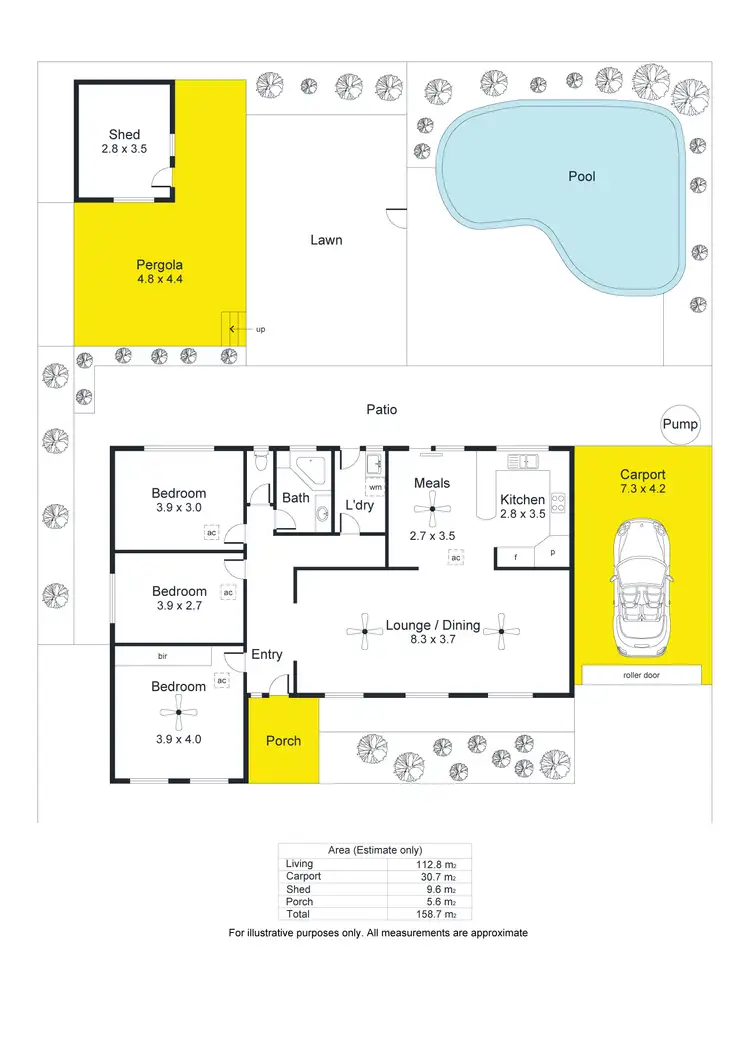 Floorplan of Homely house listing, 4 Attunga Street, Sheidow Park SA 5158
