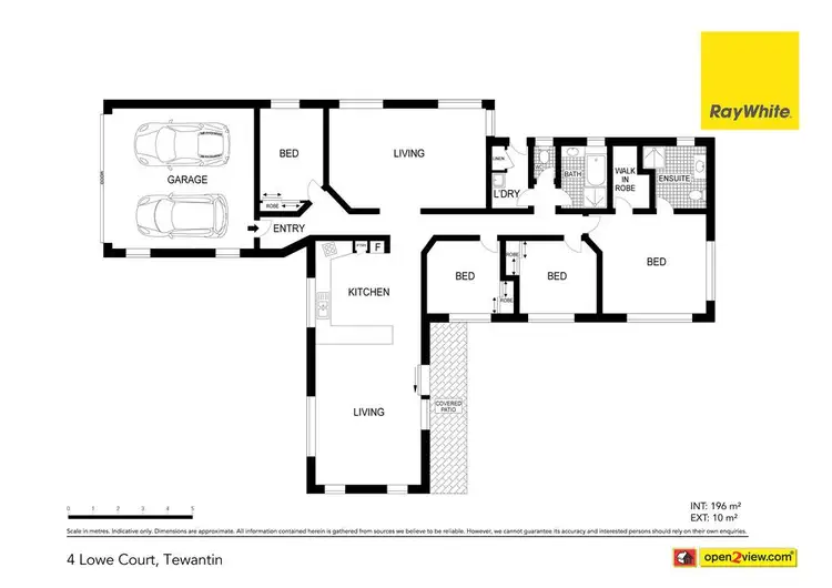 Floorplan of Homely house listing, 4 Lowe Court, Tewantin QLD 4565