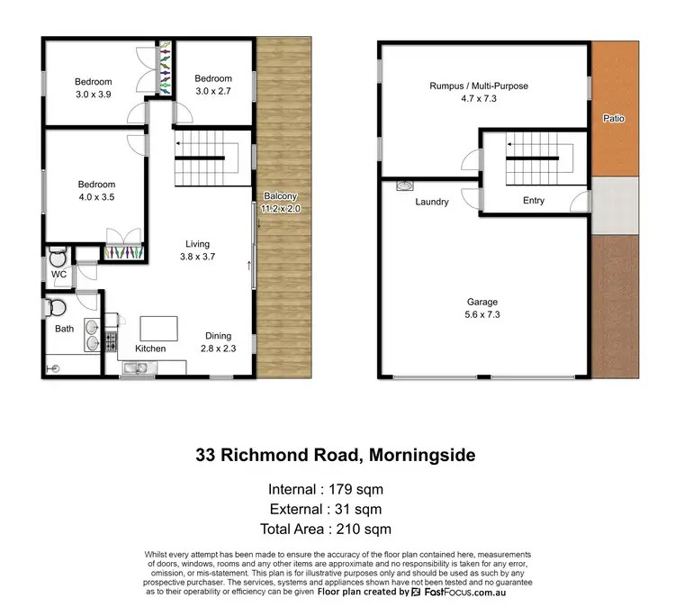 Floorplan of Homely house listing, 33 Richmond Road, Morningside QLD 4170