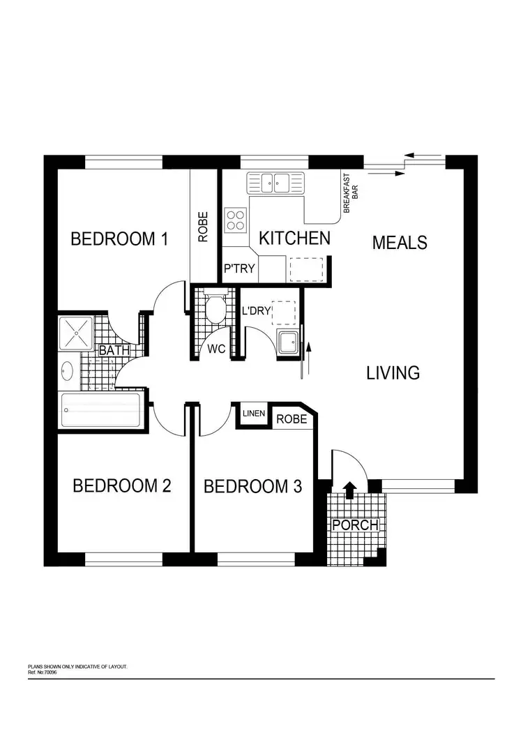 Floorplan of Homely house listing, 29 Thornhill Crescent, Dunlop ACT 2615