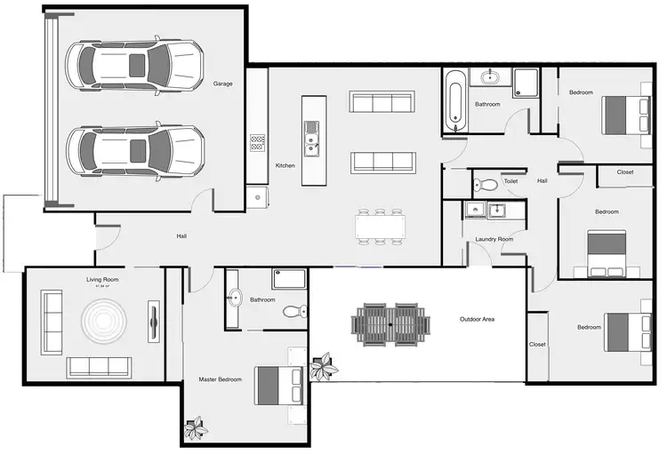 Floorplan of Homely house listing, 1 Murray Way, Buronga NSW 2739