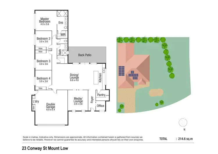 Floorplan of Homely house listing, 23 Conway Street, Mount Low QLD 4818