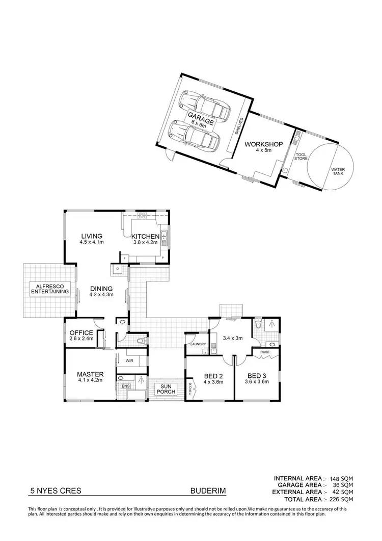 Floorplan of Homely house listing, 5-7 Nyes Crescent, Buderim QLD 4556