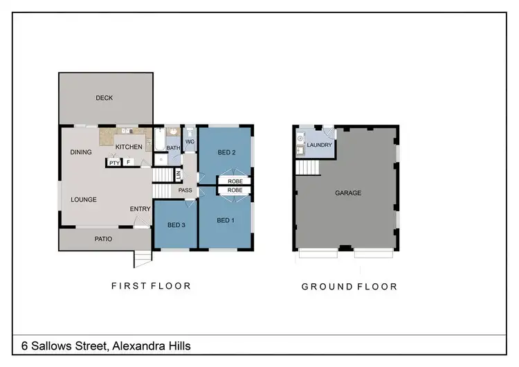 Floorplan of Homely house listing, 6 Sallows Street, Alexandra Hills QLD 4161