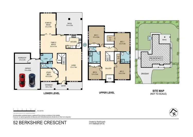 Floorplan of Homely house listing, 52 Berkshire Crescent, Wishart QLD 4122