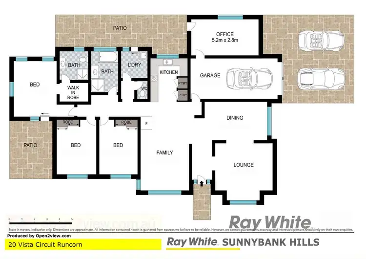 Floorplan of Homely house listing, 20 Vista Circuit, Runcorn QLD 4113