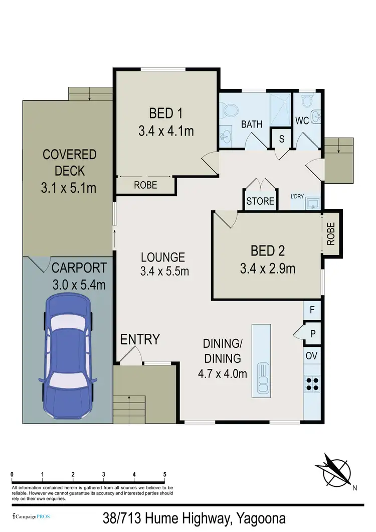 Floorplan of Homely house listing, 38/713 Hume Highway, Bass Hill NSW 2197