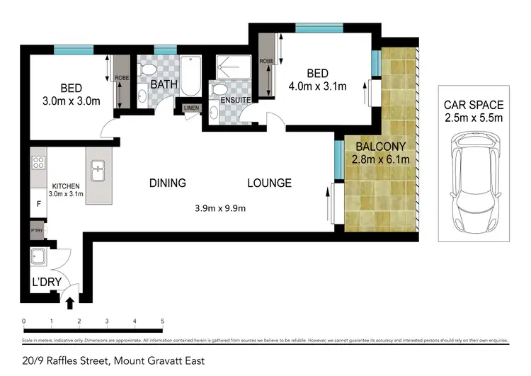 Floorplan of Homely apartment listing, 20/9 Raffles Street, Mount Gravatt East QLD 4122