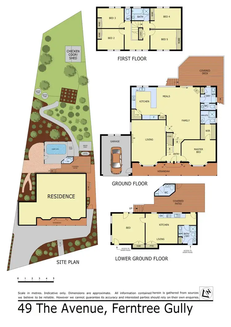 Floorplan of Homely house listing, 49 The Avenue, Ferntree Gully VIC 3156