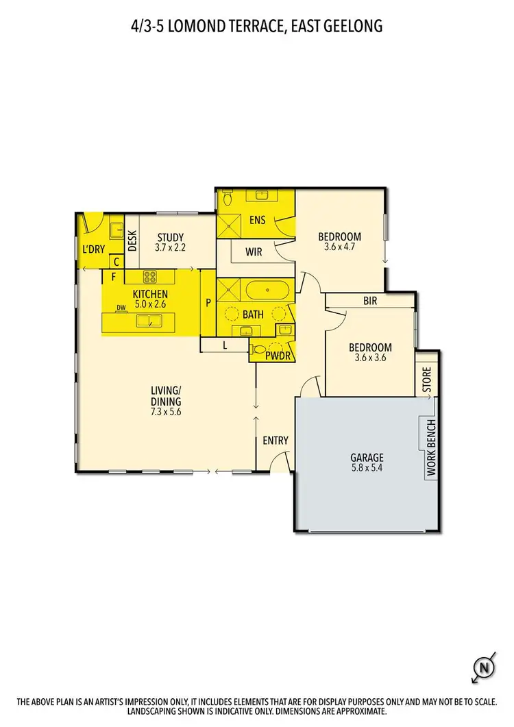 Floorplan of Homely townhouse listing, 4/3-5 Lomond Terrace, East Geelong VIC 3219