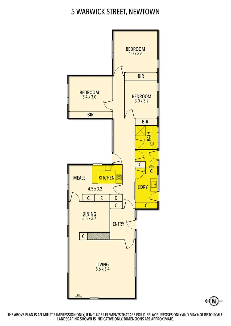 Floorplan of Homely house listing, 5 Warwick Street, Newtown VIC 3220