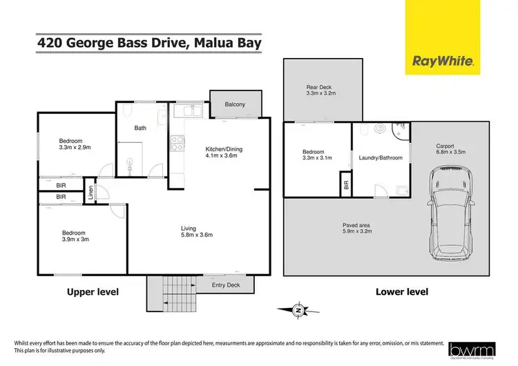 Floorplan of Homely house listing, 420 George Bass Drive, Malua Bay NSW 2536