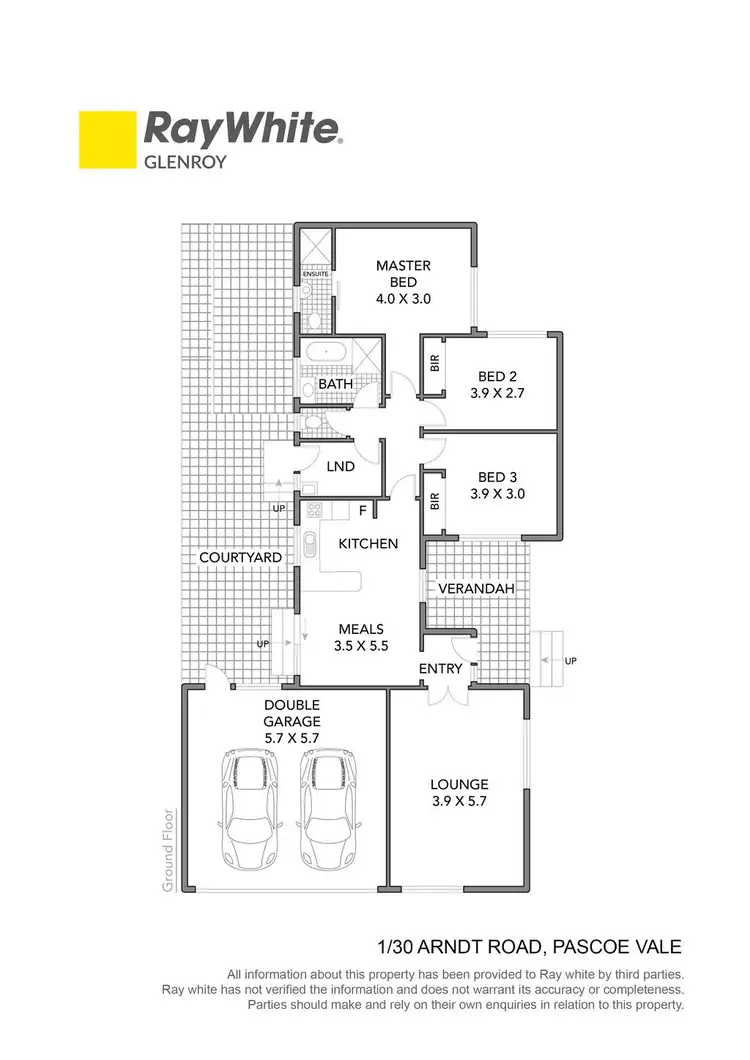 Floorplan of Homely unit listing, 1/30 Arndt Road, Pascoe Vale VIC 3044