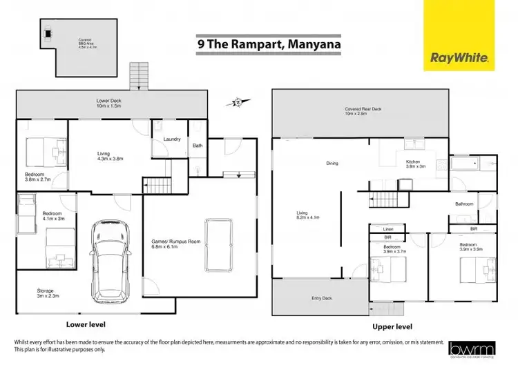 Floorplan of Homely house listing, 9 The Rampart, Manyana NSW 2539