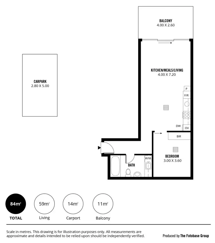Floorplan of Homely apartment listing, 912/27 Colley Terrace, Glenelg SA 5045