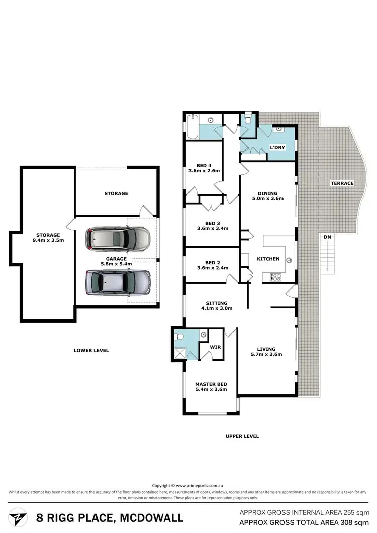 Floorplan of Homely house listing, 8 Rigg Place, Mcdowall QLD 4053