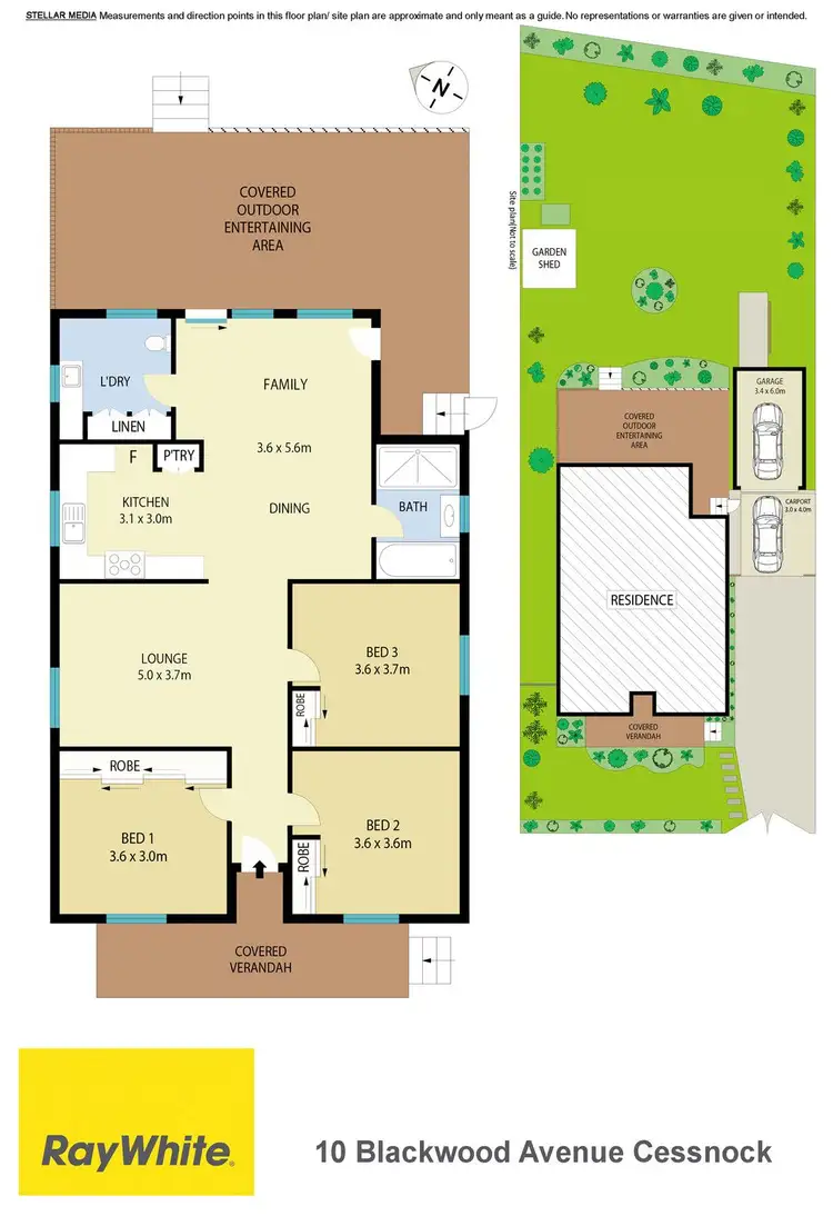 Floorplan of Homely house listing, 10 Blackwood Avenue, Cessnock NSW 2325