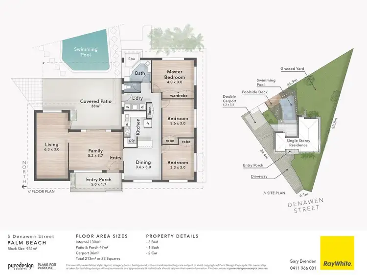 Floorplan of Homely house listing, 5 Denawen Street, Palm Beach QLD 4221