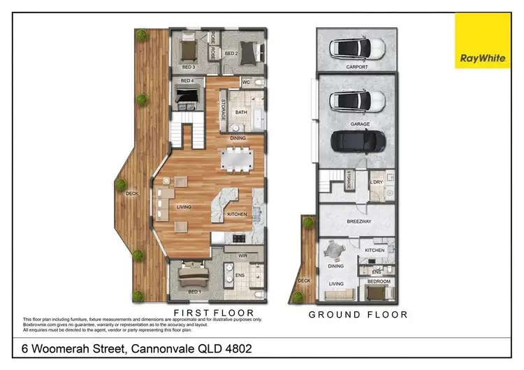 Floorplan of Homely house listing, 6 Woomerah Avenue, Cannonvale QLD 4802