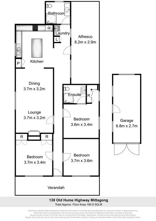 Floorplan of Homely house listing, 138 Old Hume Highway, Mittagong NSW 2575