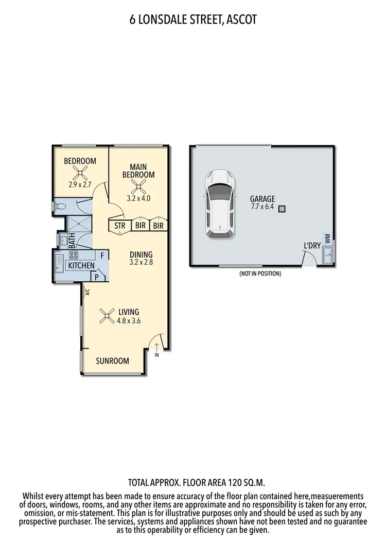 Floorplan of Homely unit listing, 6/6 Lonsdale Street, Ascot QLD 4007