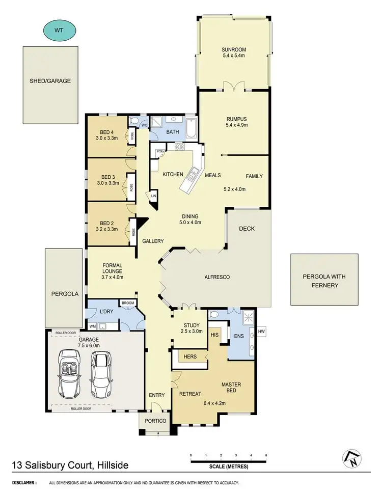 Floorplan of Homely house listing, 13 Salisbury Court, Hillside VIC 3037
