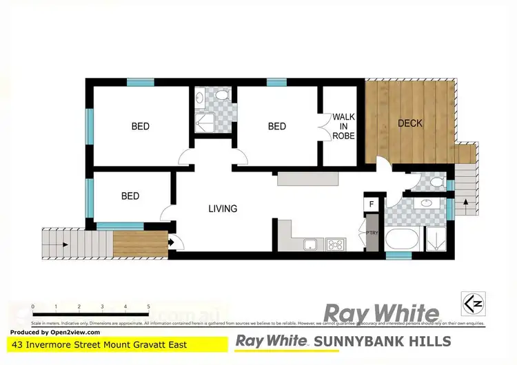 Floorplan of Homely house listing, 43 Invermore Street, Mount Gravatt East QLD 4122