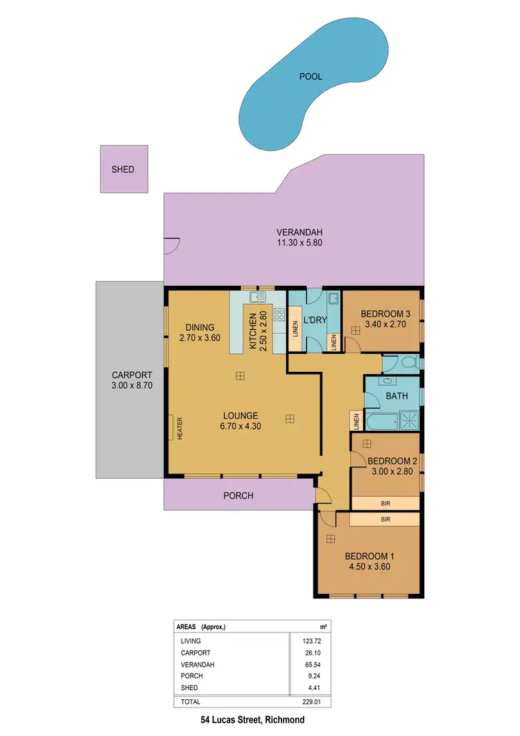 Floorplan of Homely house listing, 54 Lucas Street, Richmond SA 5033
