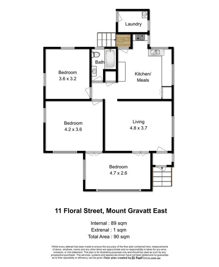 Floorplan of Homely house listing, 11 Floral Street, Mount Gravatt East QLD 4122