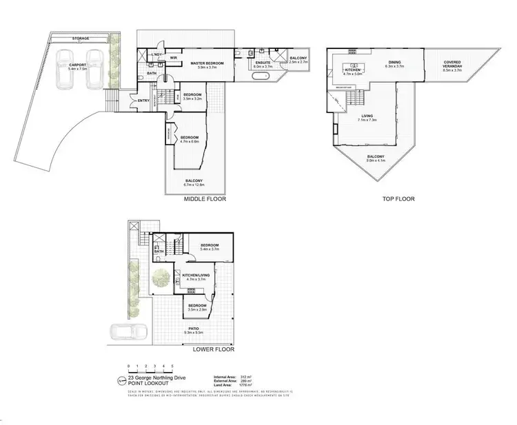 Floorplan of Homely house listing, 23 George Nothling Drive, Point Lookout QLD 4183
