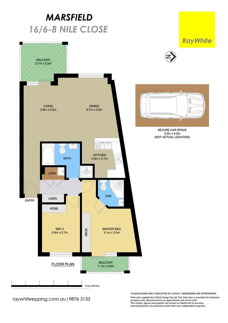 Floorplan of Homely apartment listing, 16/6-8 Nile Close, Marsfield NSW 2122