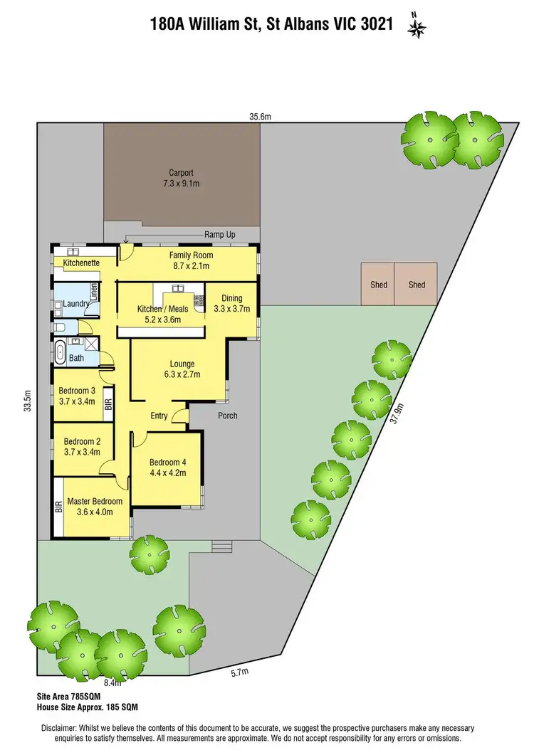 Floorplan of Homely house listing, 180A William Street, St Albans VIC 3021