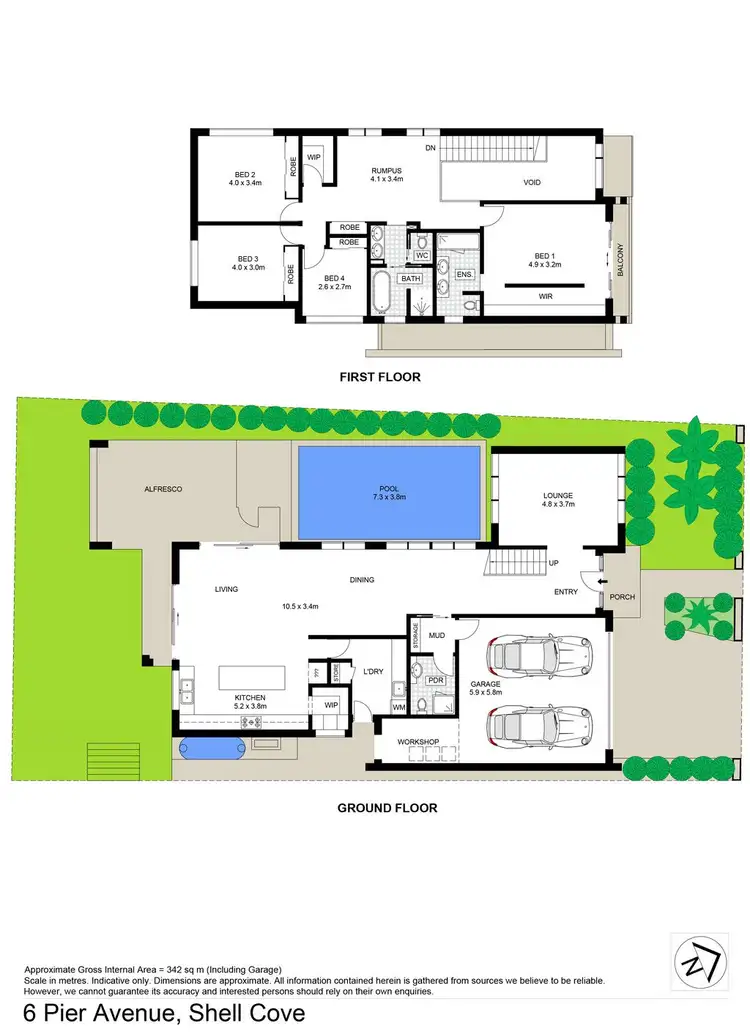 Floorplan of Homely house listing, 6 Pier Avenue, Shell Cove NSW 2529