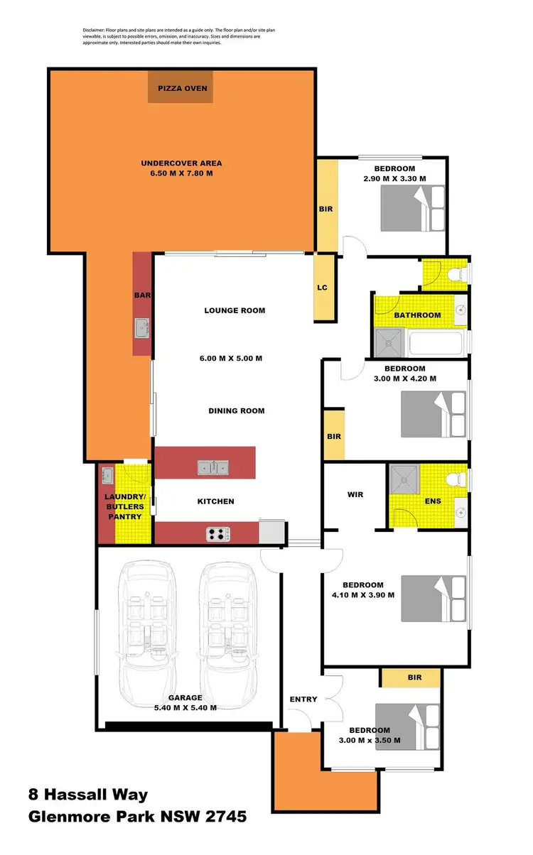 Floorplan of Homely house listing, 8 Hassall Way, Glenmore Park NSW 2745