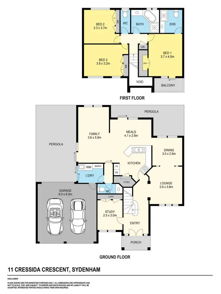 Floorplan of Homely house listing, 11 Cressida Crescent, Sydenham VIC 3037