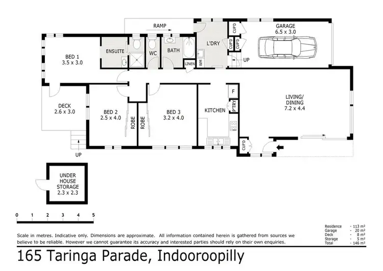 Floorplan of Homely house listing, 165 Taringa Parade, Indooroopilly QLD 4068