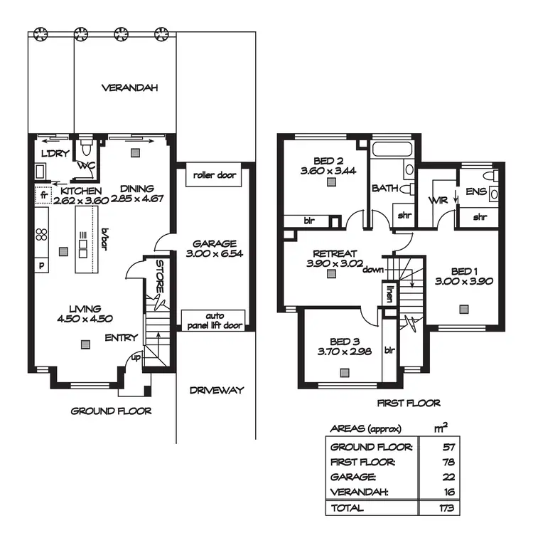 Floorplan of Homely house listing, 2C Ellythorp Avenue, Hectorville SA 5073
