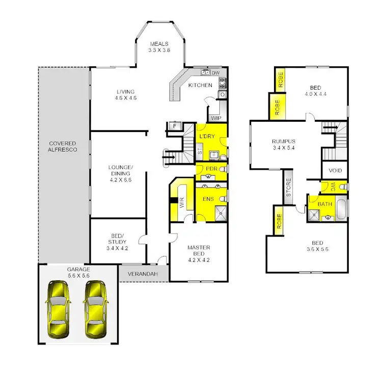 Floorplan of Homely house listing, 47 Waverley Road, Lara VIC 3212
