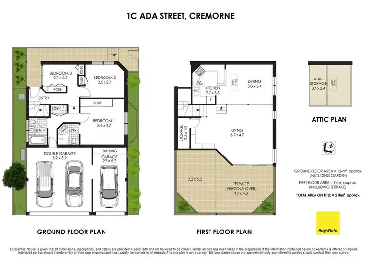 Floorplan of Homely house listing, 1C Ada Street, Cremorne NSW 2090