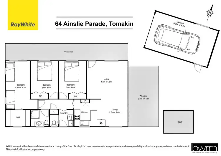 Floorplan of Homely house listing, 64 Ainslie Parade, Tomakin NSW 2537