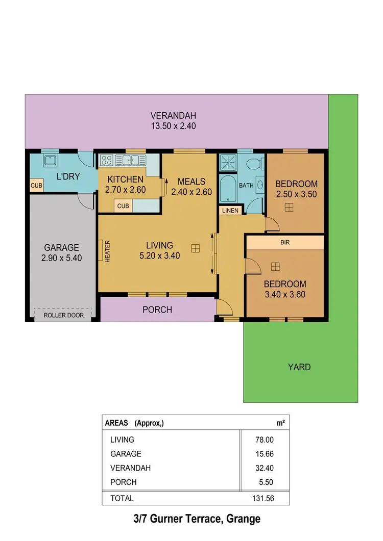 Floorplan of Homely unit listing, 3/7 Gurner Terrace, Grange SA 5022
