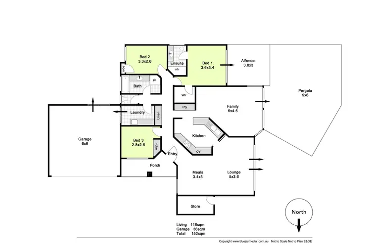 Floorplan of Homely house listing, 83 Birkdale Street, Floreat WA 6014