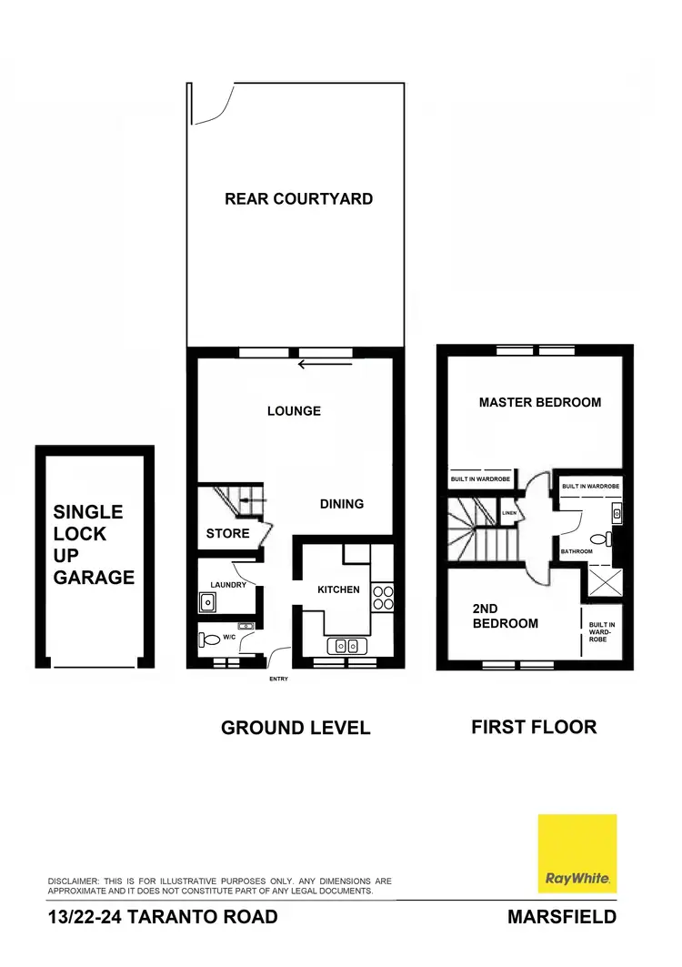 Floorplan of Homely townhouse listing, 13/22-24 Taranto Road, Marsfield NSW 2122