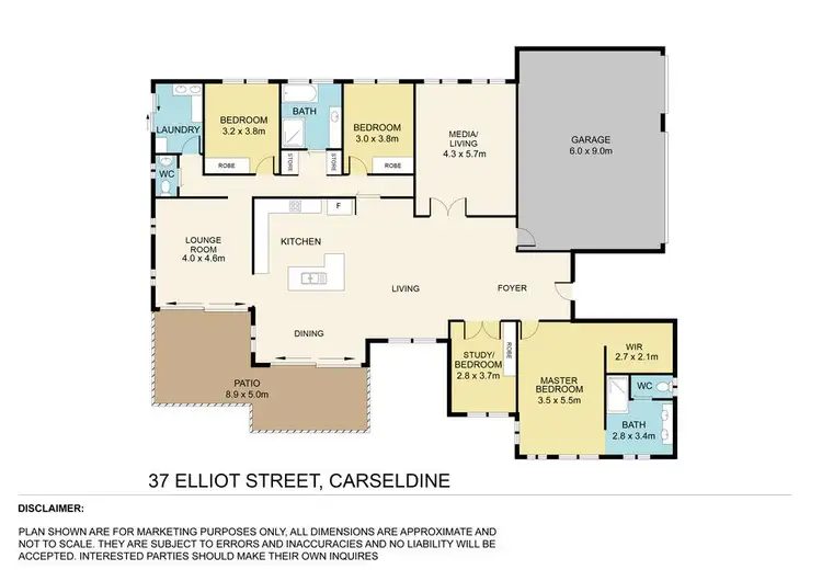 Floorplan of Homely house listing, 37 Elliot Street, Carseldine QLD 4034
