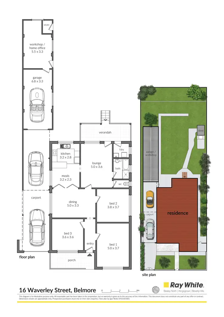Floorplan of Homely house listing, 16 Waverley Street, Belmore NSW 2192