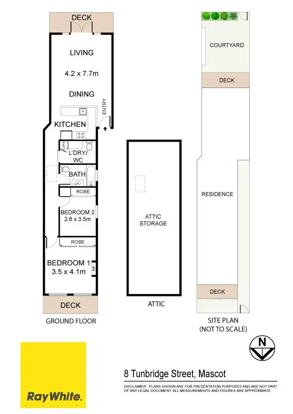 Floorplan of Homely house listing, 8 Tunbridge Street, Mascot NSW 2020