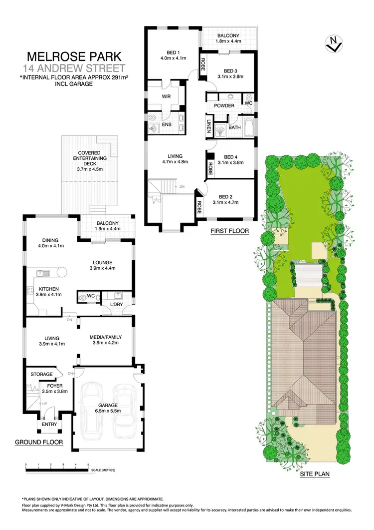 Floorplan of Homely house listing, 14 Andrew Street, Melrose Park NSW 2114