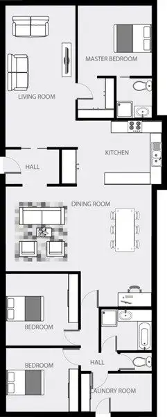 Floorplan of Homely house listing, 57 Nardoo Street, Red Cliffs VIC 3496
