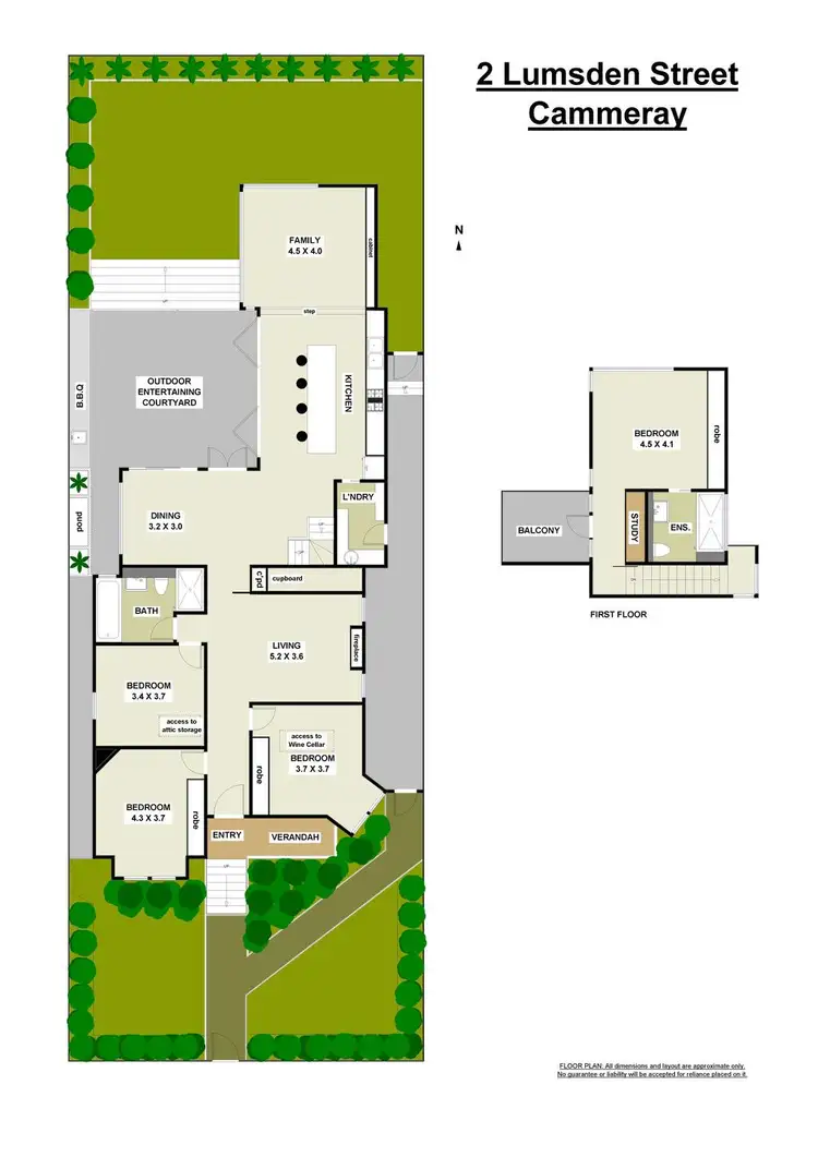 Floorplan of Homely house listing, 2 Lumsden Street, Cammeray NSW 2062