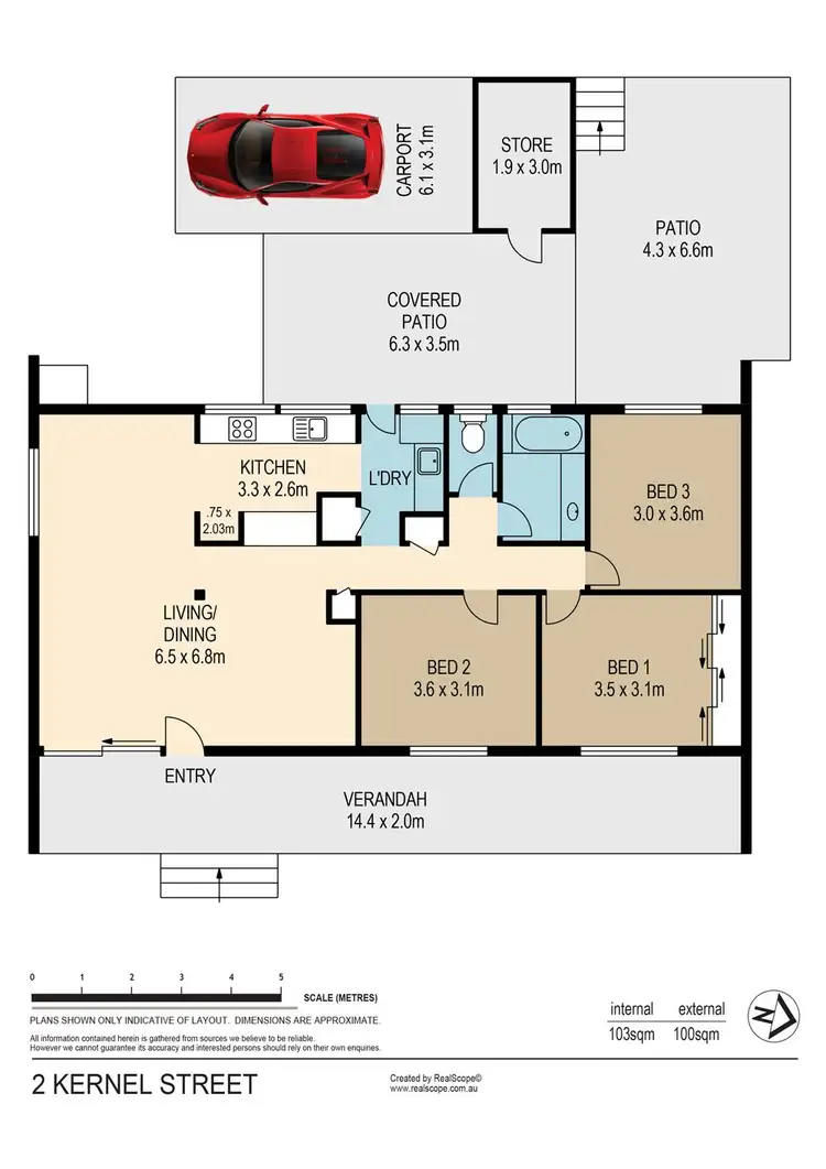 Floorplan of Homely house listing, 2 Kernel Street, The Gap QLD 4061